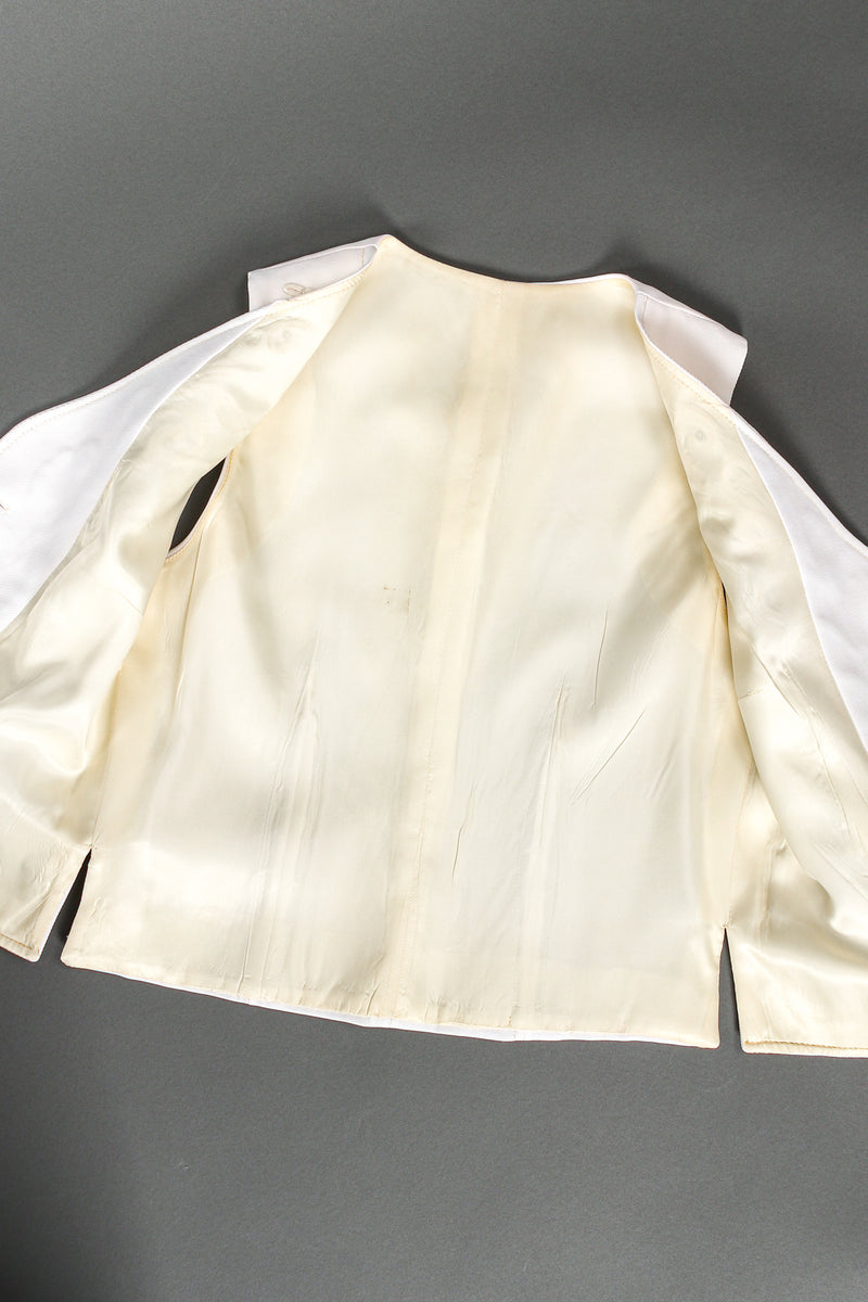 Vintage Originations by Harvey Krantz Cord Embroidered 3 pc Suit vest lining @ Recess LA