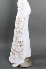 Vintage Originations by Harvey Krantz Cord Embroidered 3 pc Suit Mannequin pant side @ Recess LA