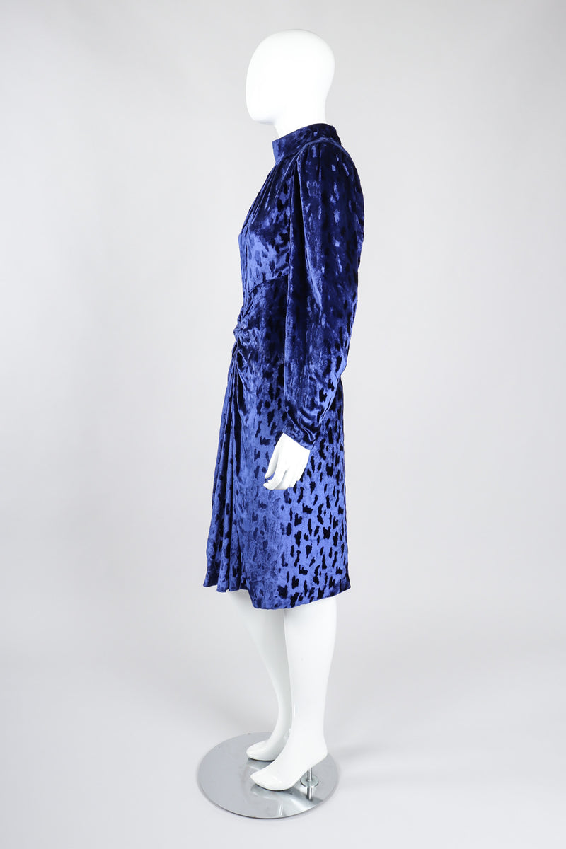 blue velvet dress vintage Vintage Blue Velvet Victorian Dress