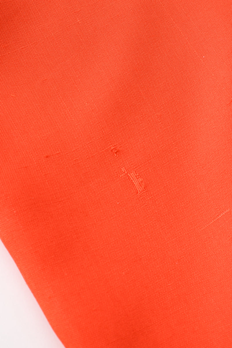 Vintage Oscar de la Renta Silk Appliqué Tunic & Pant Set fabric detail at Recess LA