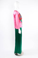 Vintage Oscar de la Renta Jubilant Parrot Set mannequin side @ Recess Los Angeles