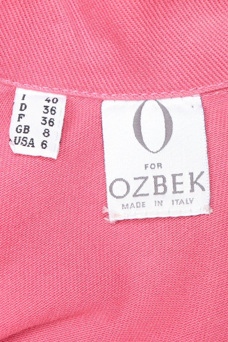 Recess Designer Consignment Vintage O for Ozbek Shrunken Bull Taurus Denim Jacket Los Angeles Resale