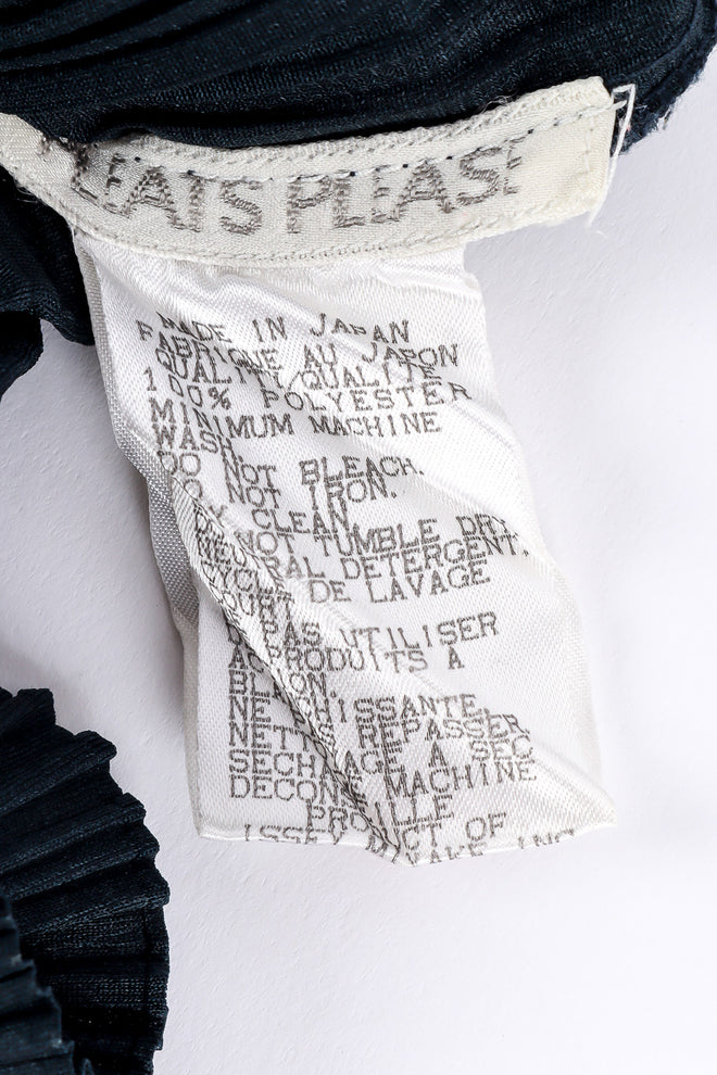 accordion pleat fringe top by Issey Miyake for Pleats Please label @recessla