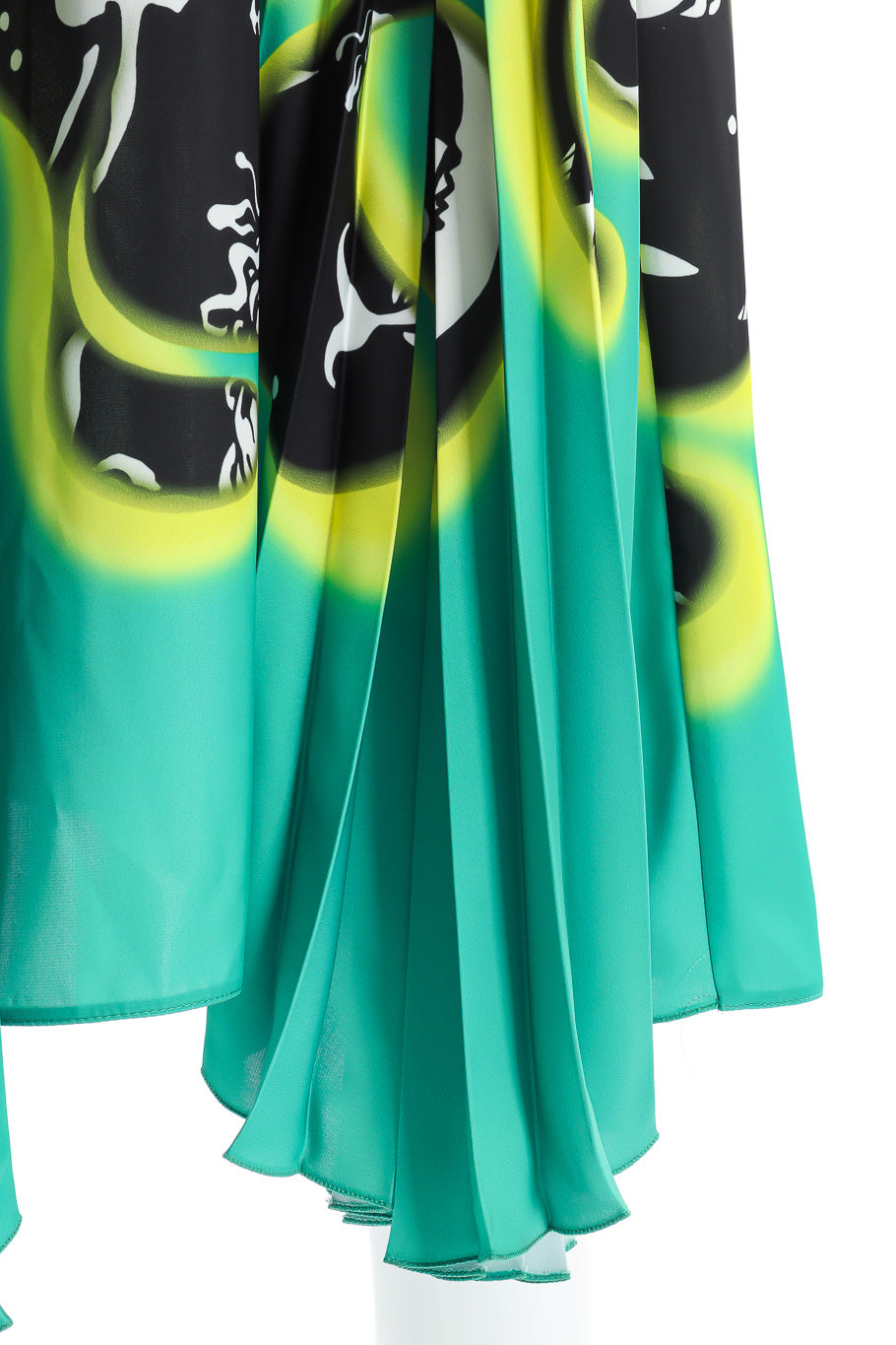 Prada Zodiac Flames Dress Plisse Detail @recessla