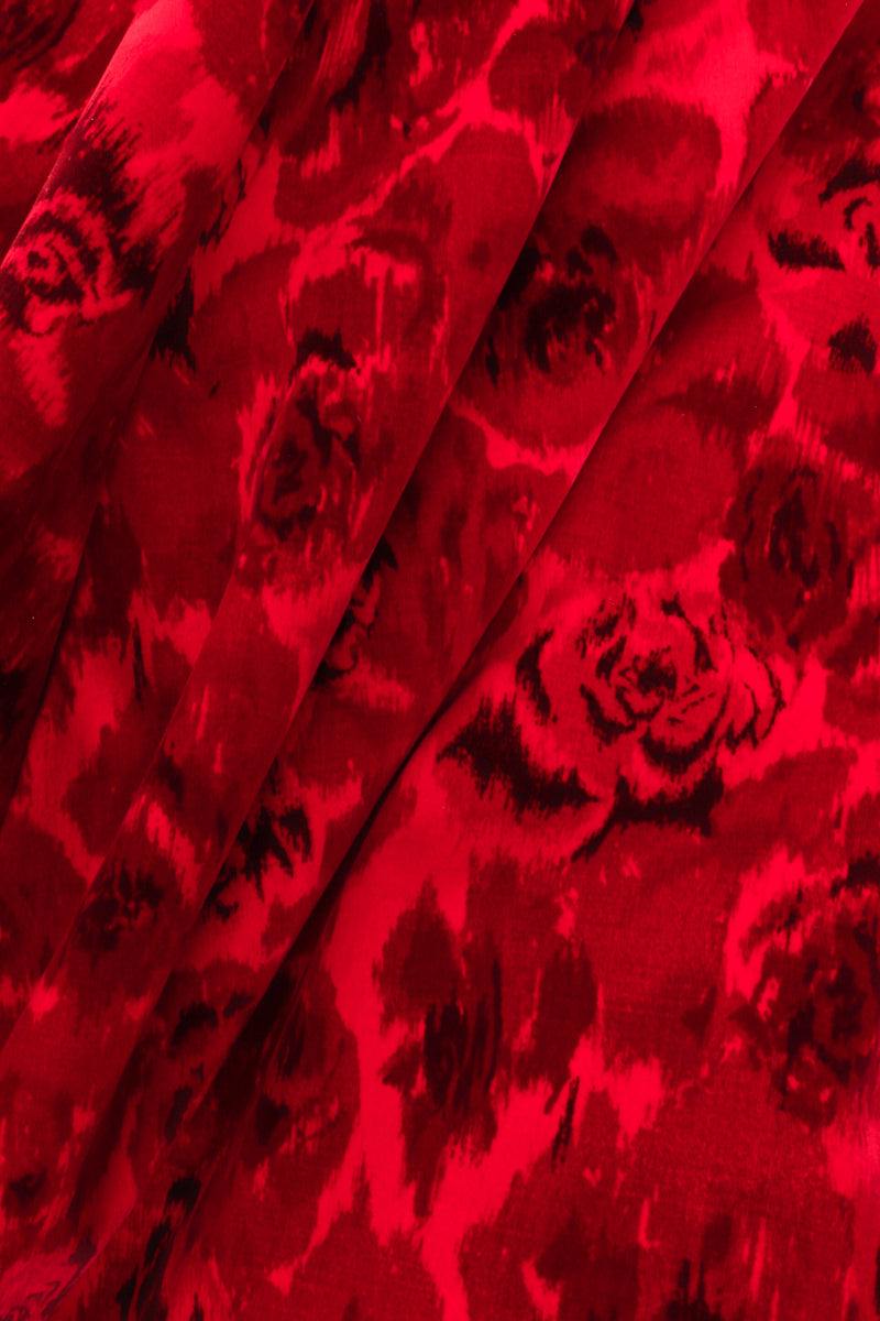 Vintage Pat Premo Velvet Rose Swing Coat fabric at Recess Los Angeles