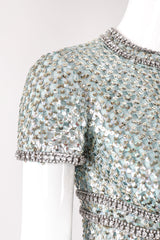 Recess Los Angeles Vintage Pat Sandler Short Sleeve Sparkle Dress