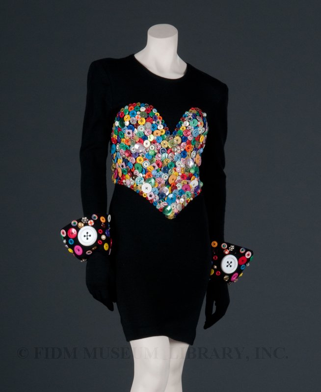 Vintage Issey Miyake Love Button Wool Jacket picture of dress from FIDM @ Recess LA