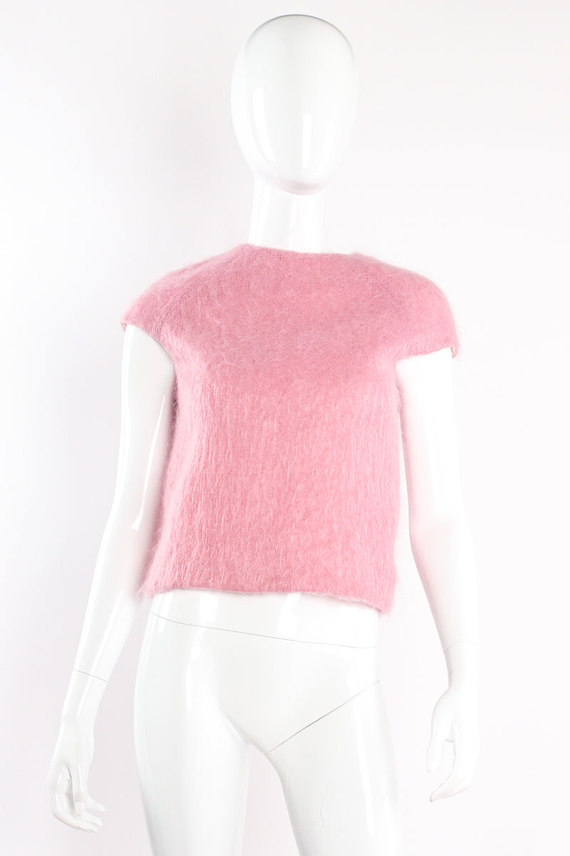 Paul & Joe Cotton Candy Fuzzy Mohair Top Set on mannequin front at Recess Los Angeles