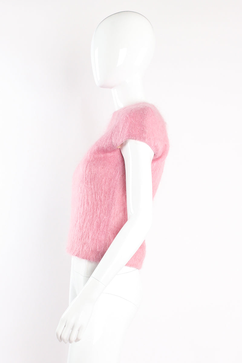 Paul & Joe Cotton Candy Fuzzy Mohair Top Set on mannequin side at Recess Los Angeles