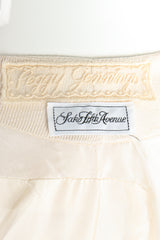 Vintage Peggy Jennings Saks Fifth Ave Silk Opera Coat labels at Recess LA