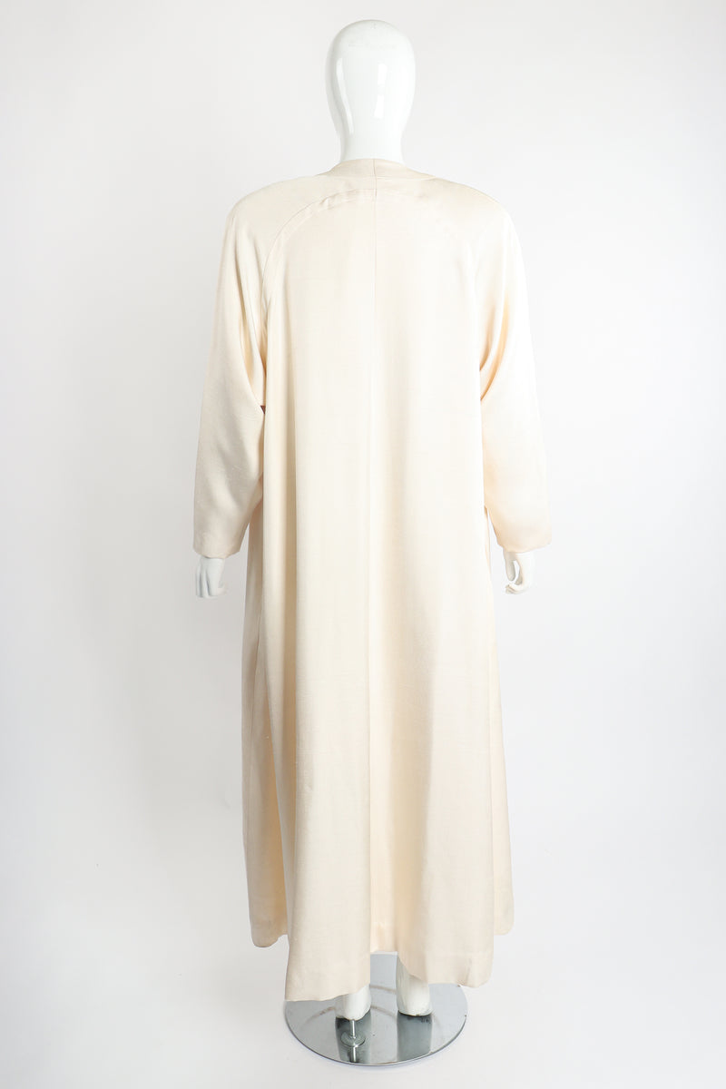 Vintage Peggy Jennings Saks Fifth Ave Silk Opera Coat on Mannequin back at Recess LA