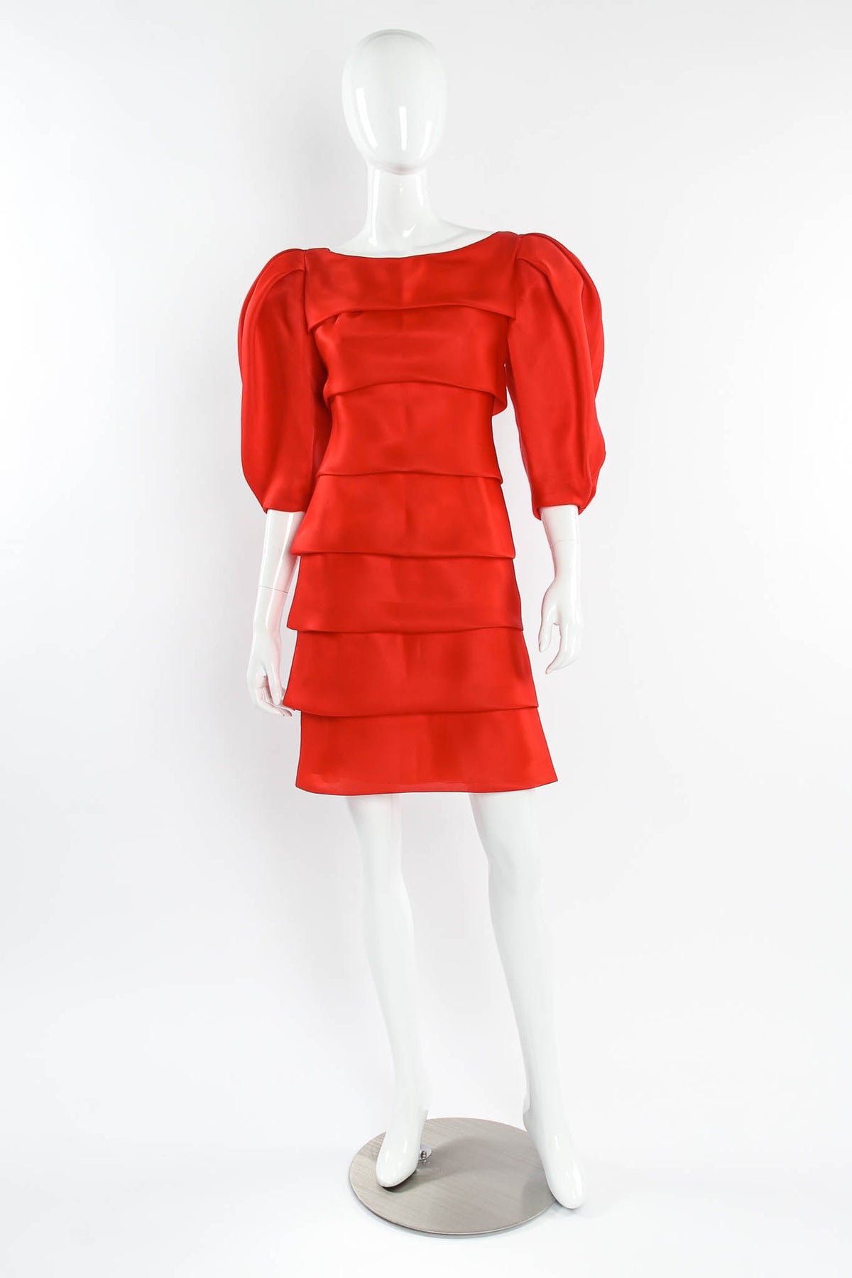 Vintage Philippe Venet Silk Tiered Cocktail Dress – Recess
