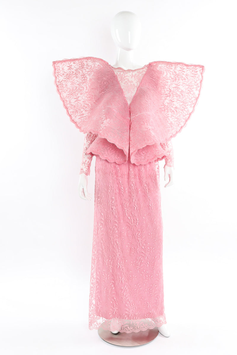 Gorgeous Haute Couture Gown by Pierre Cardin 1987 Front View. @recessla