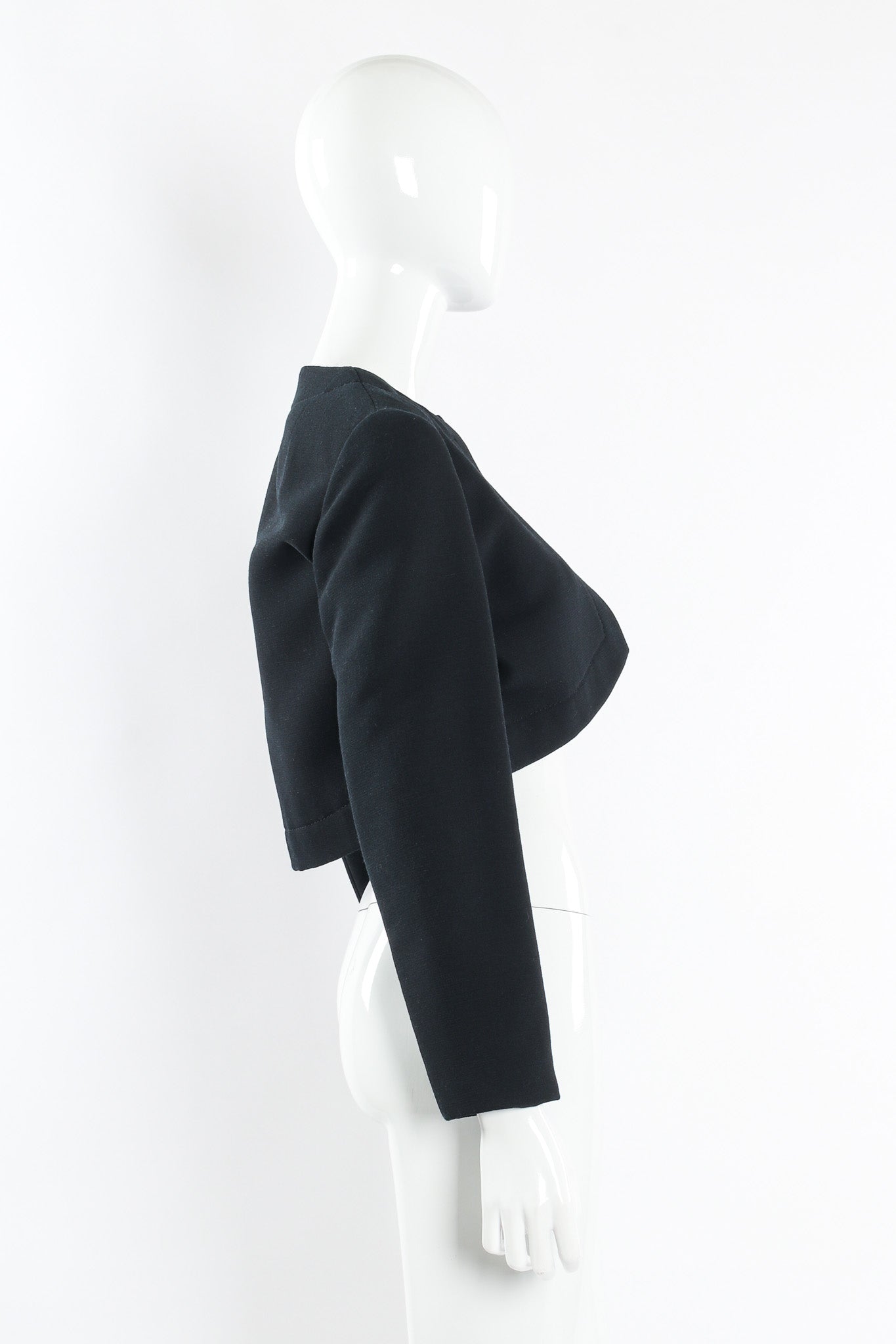 Vintage Pierre Cardin Bolero Crop Jacket mannequin side @ Recess LA