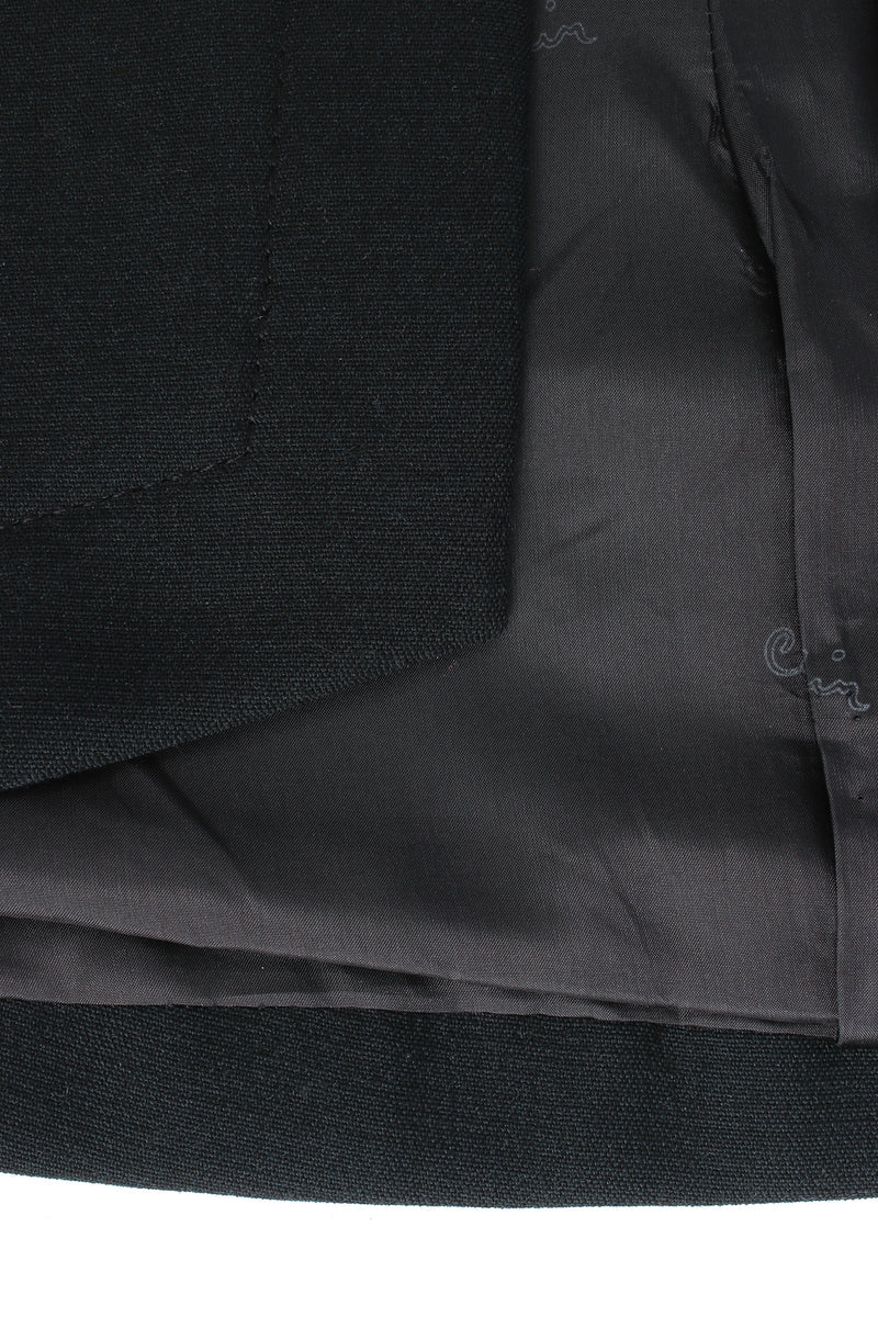Vintage Pierre Cardin Bolero Crop Jacket hemline @ Recess LA