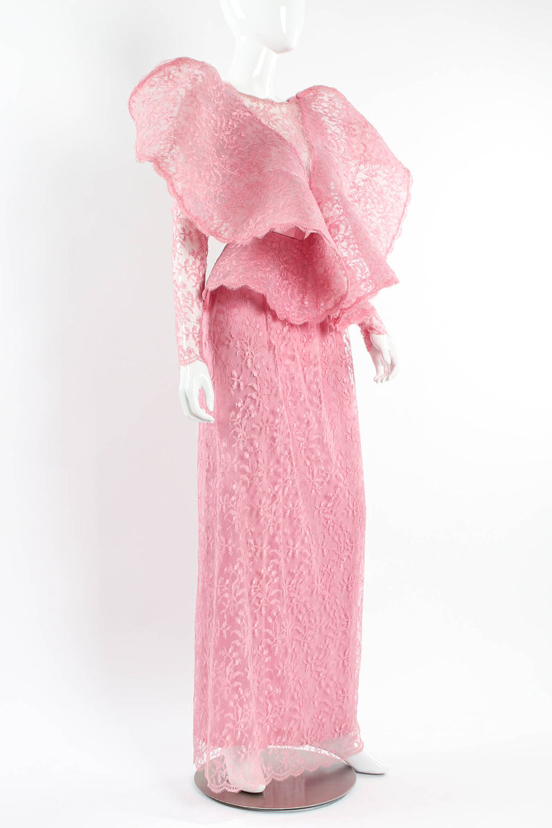 Gorgeous Haute Couture Gown by Pierre Cardin 1987 Side View. @recessla