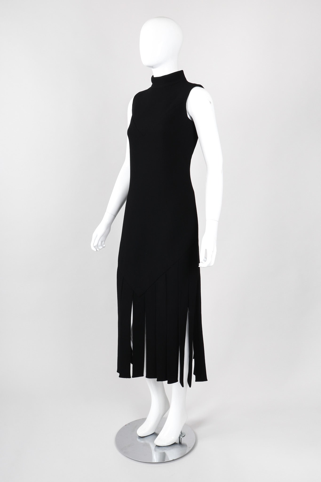 Recess Los Angeles Vintage Pierre Cardin High Neck Sleeveless Carwash Tunic Dress