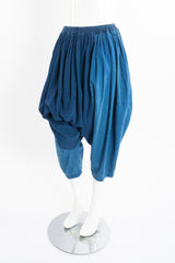 Vintage Issey Miyake Plantation Chambray Denim Harem Crop Pant on Mannequin angle at Recess LA