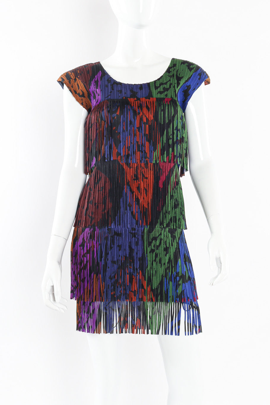 Pleated tank top from Pleats Please by Issey Miyake mannequin close @recessla