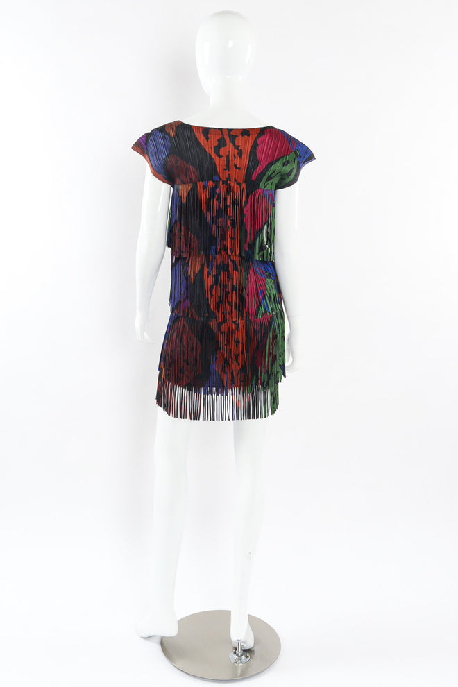 Pleated tank top from Pleats Please by Issey Miyake mannequin back @recessla
