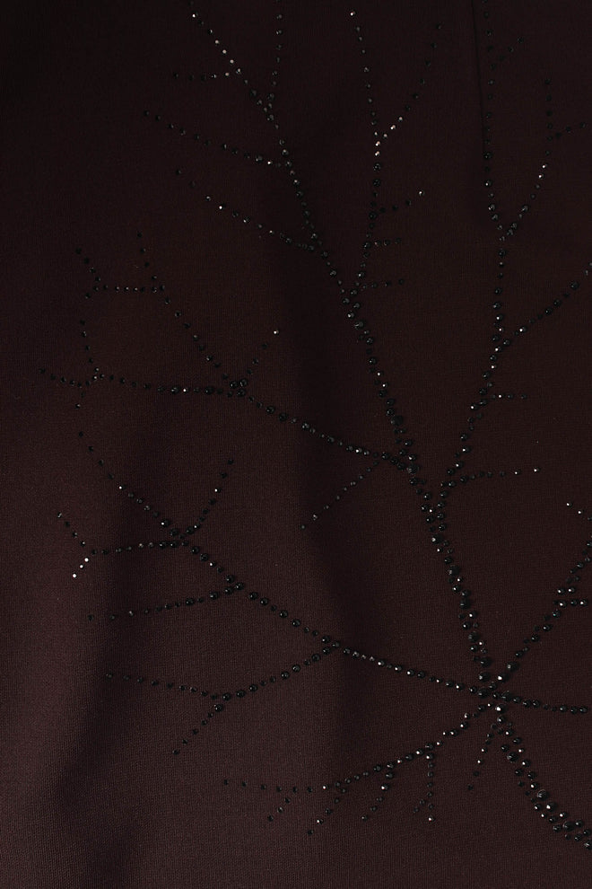 Vintage Plein Sud Leaf Stem Rhinestone Dress rhinestone hem @ Recess Los Angeles 