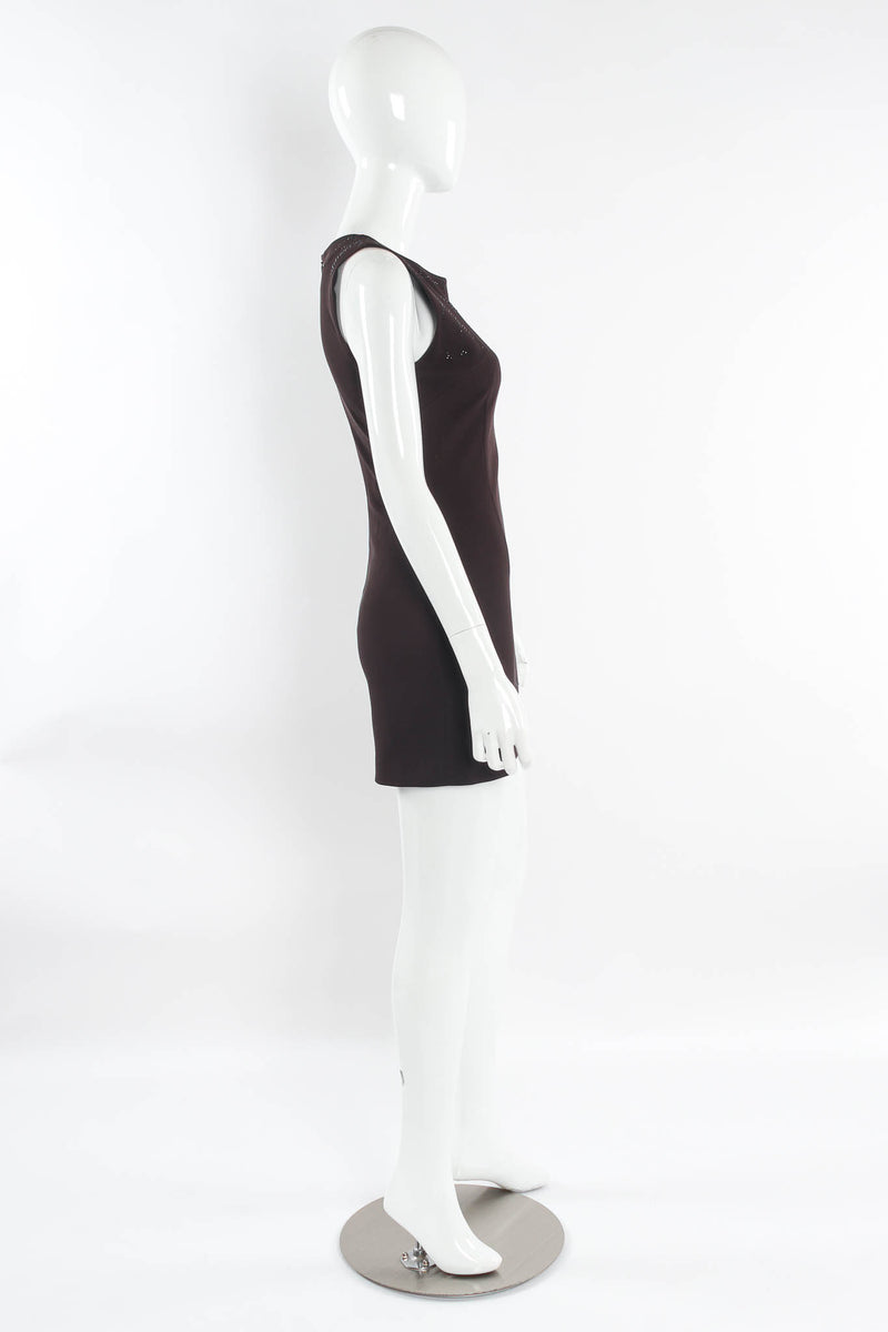 Vintage Plein Sud Leaf Stem Rhinestone Dress mannequin side @ Recess Los Angeles 
