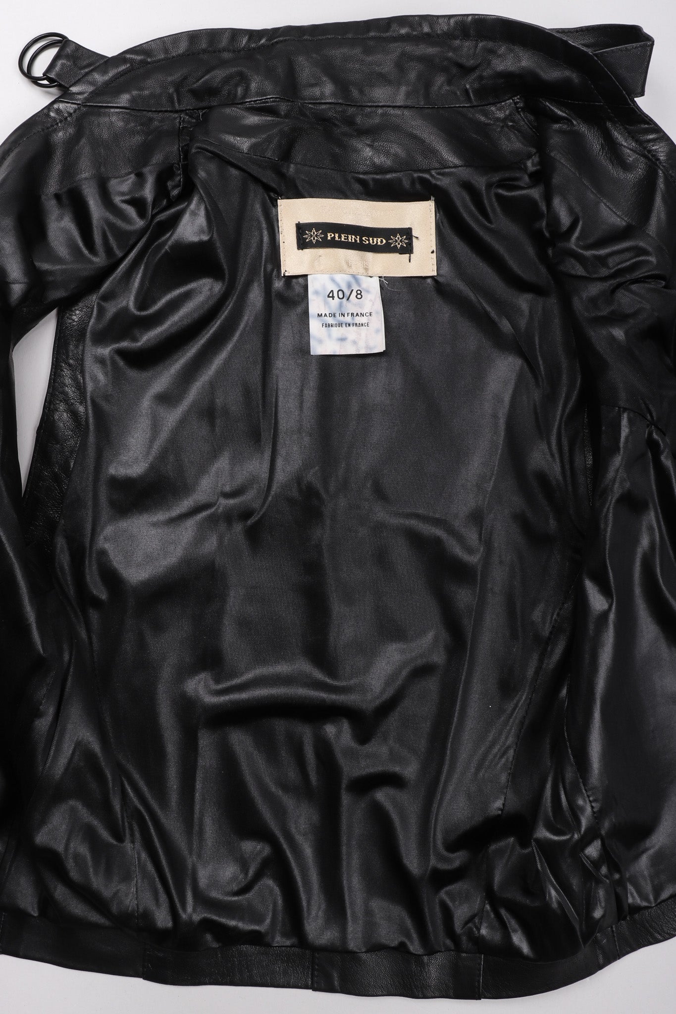 Recess Los Angeles Vintage Plein Sud Leather Choker Neck Strap Vest