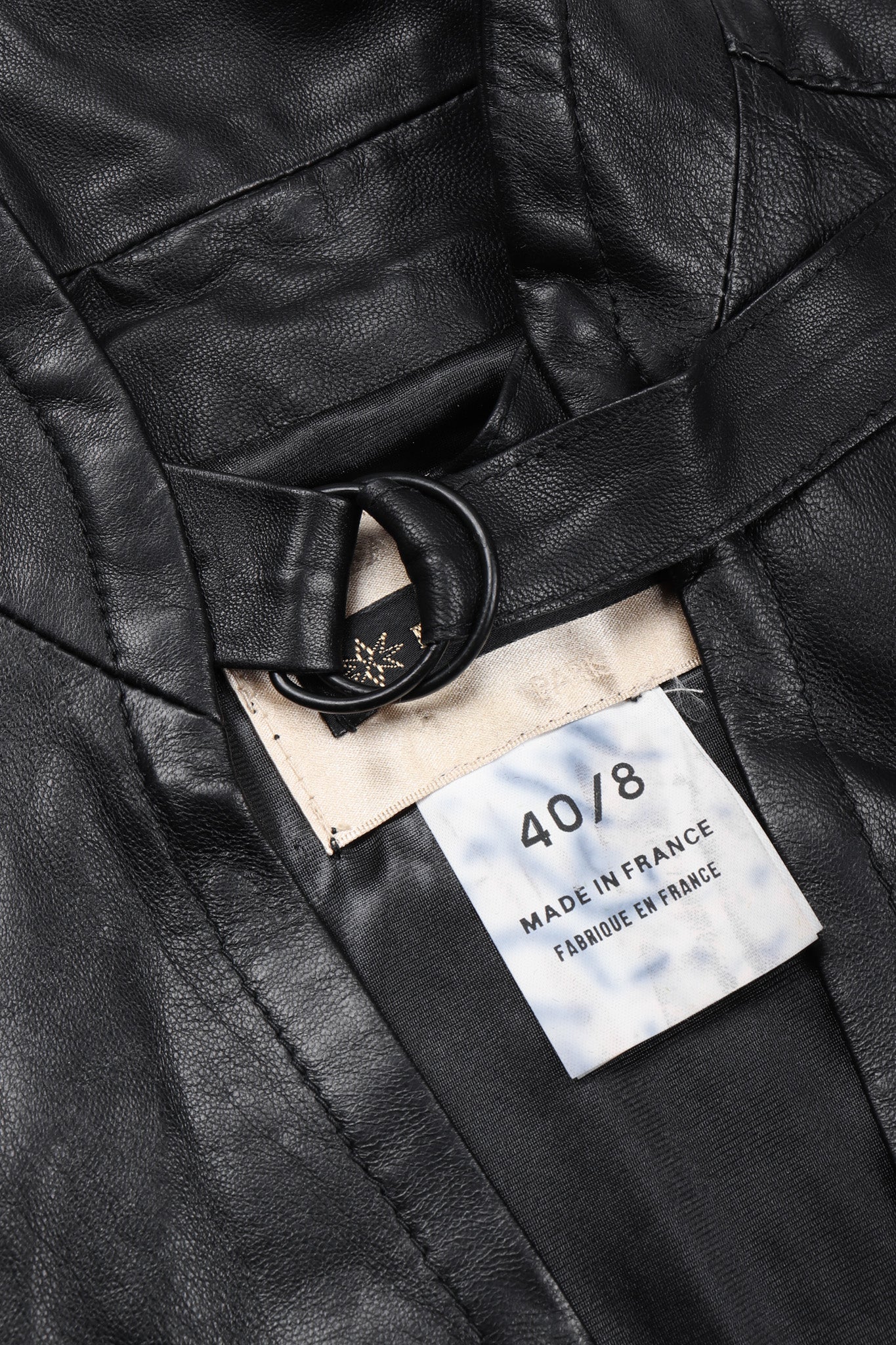 Recess Los Angeles Vintage Plein Sud Leather Choker Neck Strap Vest