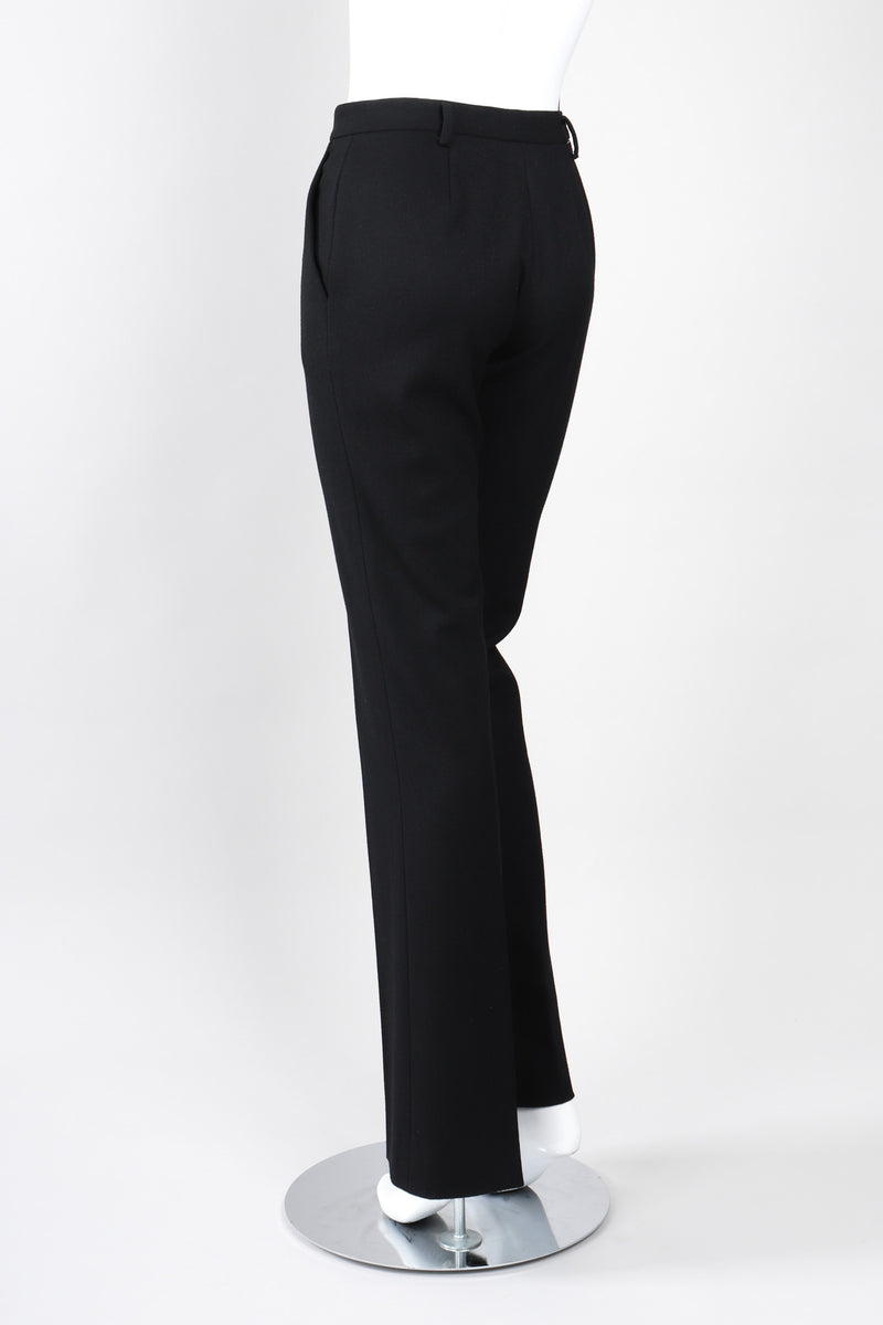 Vintage Prada Straight Leg Wool Gabardine Trouser Pant – Recess