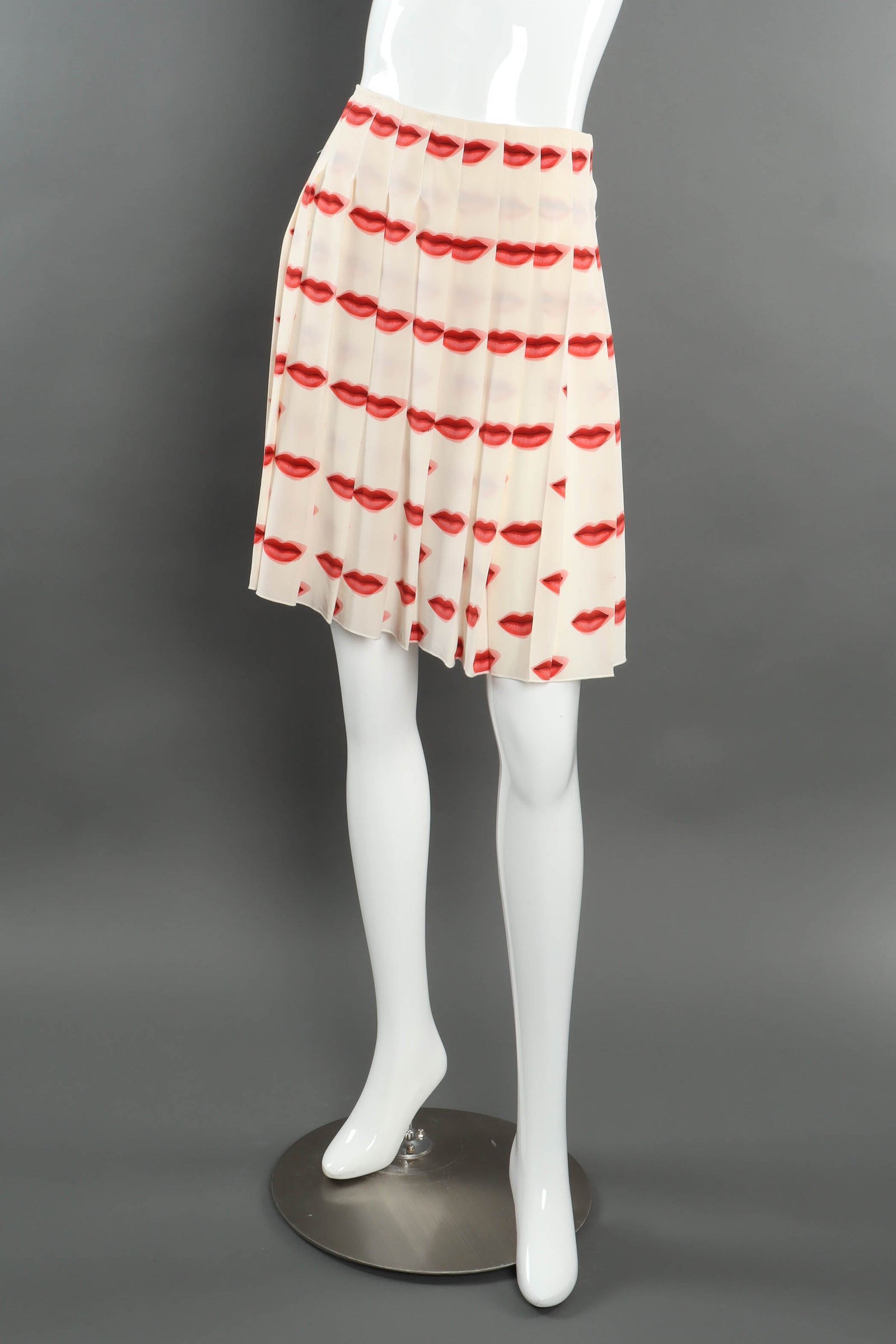 Vintage Prada Lip Service Print Skirt – Recess