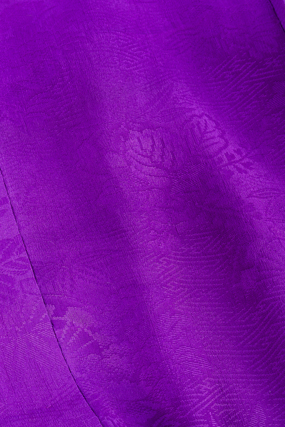 Purple vintage kimono jacquard close @recessla