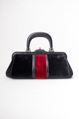 Roberta Di Camerino Velvet Stripe Doctor Bagonghi Bag