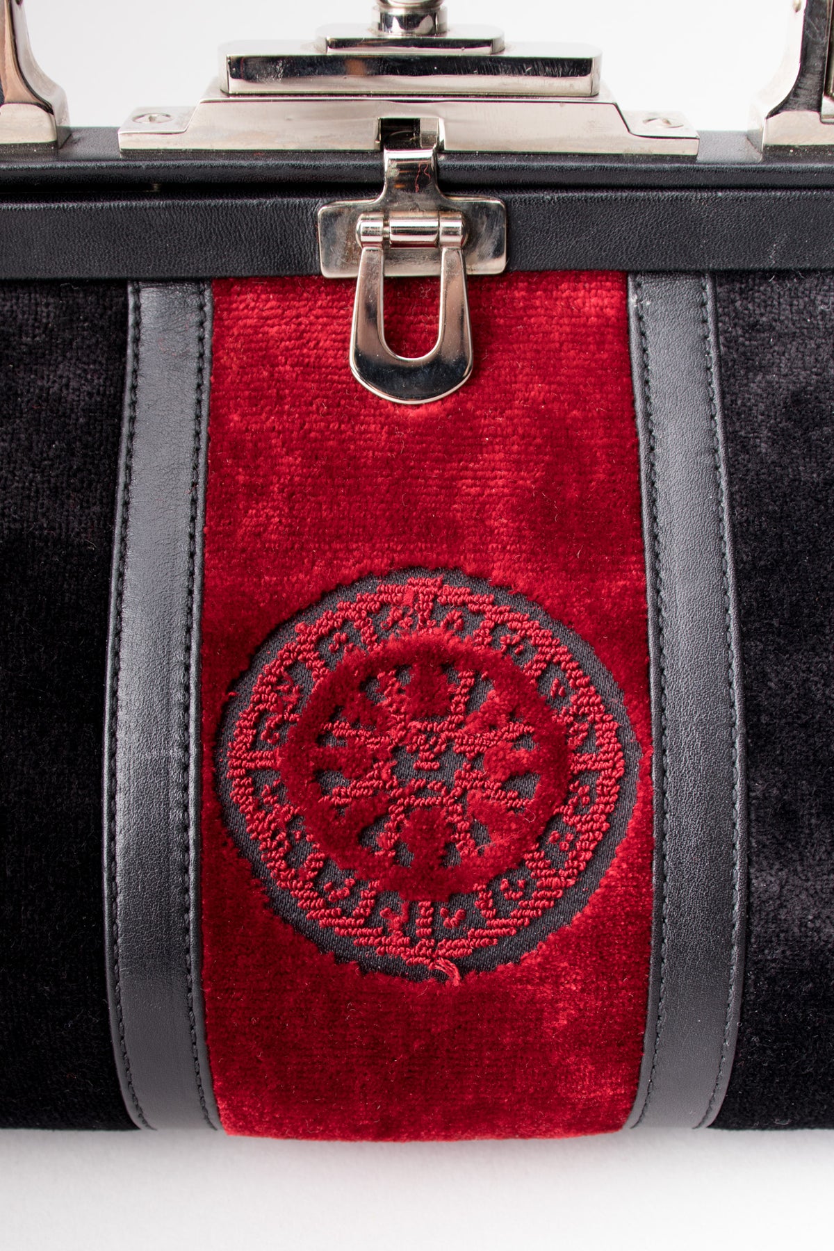 Roberta Di Camerino Velvet Stripe Doctor Bagonghi Bag – Recess