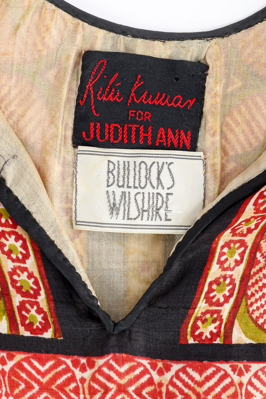 Block print silk dress by Ritu Kumar for Judith Ann Designer Label. @recessla