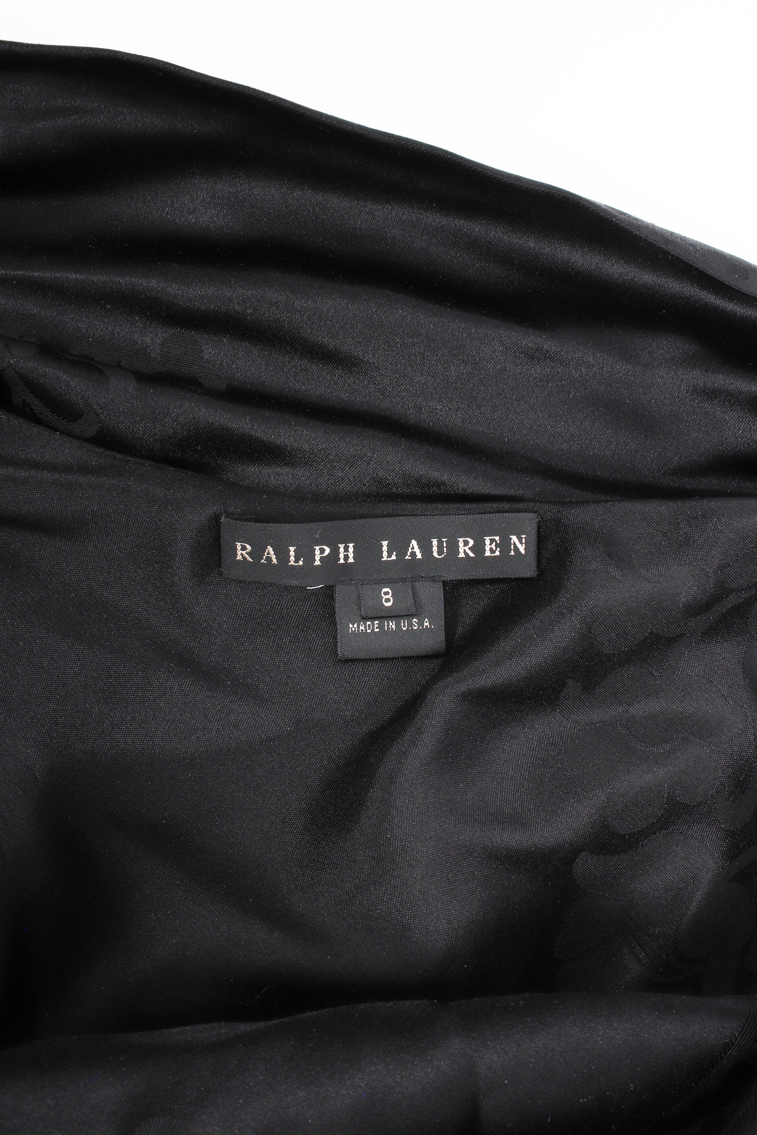 Vintage Ralph Lauren Piano Shawl Fringe Skirt tag detail @ Recess LA
