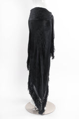 Vintage Ralph Lauren Piano Shawl Fringe Skirt mannequin side @ Recess LA