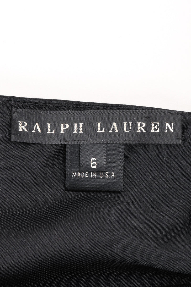 Recess Los Angeles Vintage Ralph Lauren Silk Piano Shawl Fringe Wrap Skirt