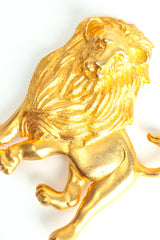 Vintage Realm Golden Majestic Brave Lion Brooch at Recess Los Angeles