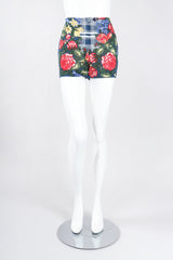 Recess Los Angeles Designer Consignment Vintage Rena Lange Four-Piece Floral Plaid Phumzile Mlambo-Ngcuka Portrait Ensemble