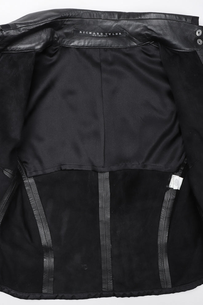 Recess Los Angeles Vintage Richard Tyler Kid Leather Folded Cuff Shirt