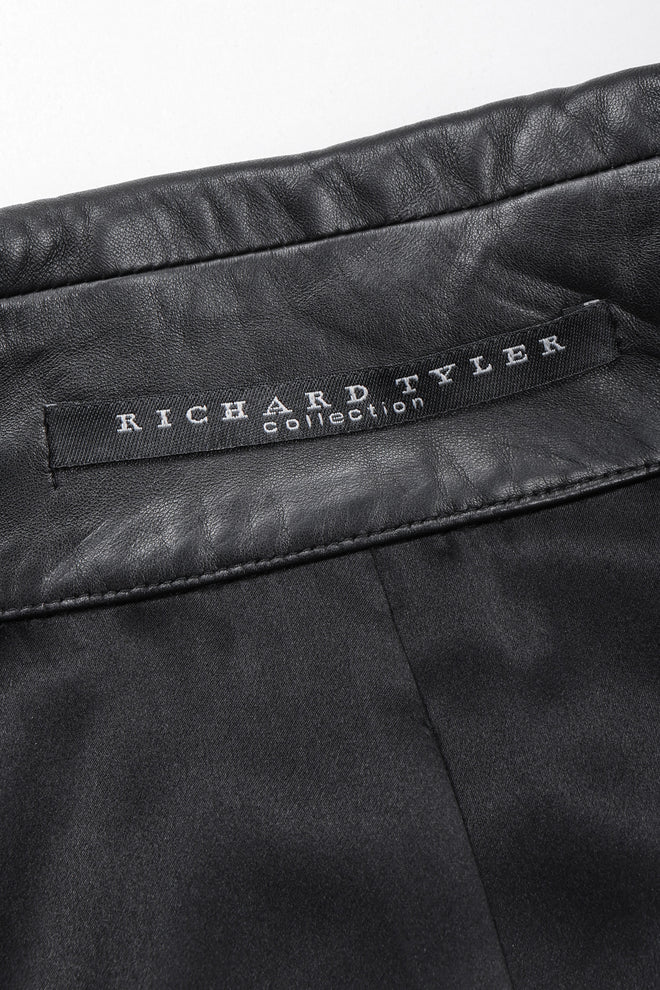 Recess Los Angeles Vintage Richard Tyler Kid Leather Folded Cuff Shirt