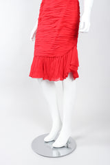 Recess Los Angeles Vintage Richilene Ruched Sweetheart Strapless Dress