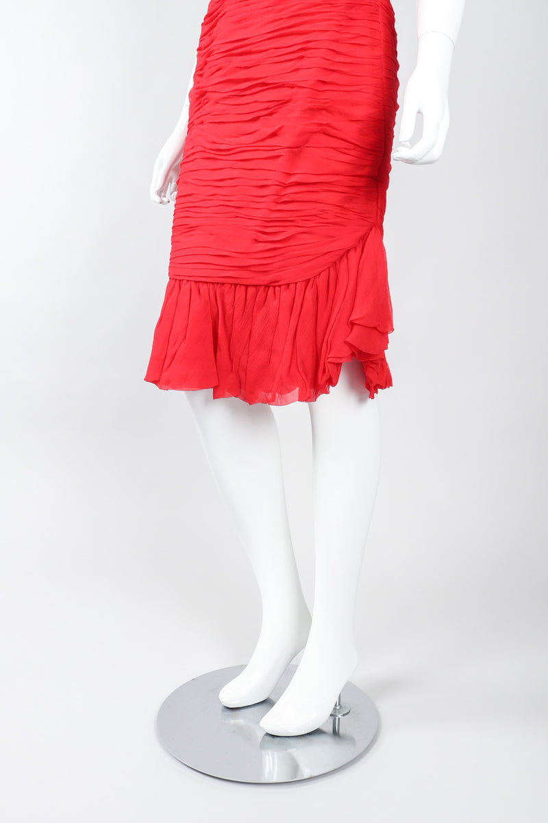 Recess Los Angeles Vintage Richilene Ruched Sweetheart Strapless Dress