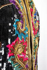 Vintage Richilene Embellished Sequin Flourish Jacket on Mannequin raised at Recess Los Angeles