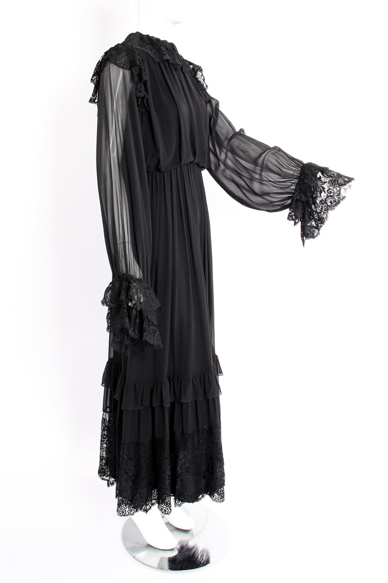Vintage Richilene Lace Trim Prairie Dress Recess Vintage Richilene Lace Trim Prairie Dress Recess