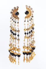 Vintage Robert Rose Moon & Stars Fringe Earrings at Recess Los Angeles