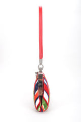 Recess Designer Consignment Vintage Roberta Di Camerino Velvet Striped Slim Frame Bag Los Angeles Resale