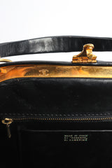 Vintage Roberta Di Camerino Leather Mini Doctor Bag signed frame/inner slip pocket @ Recess LA