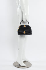 Vintage Roberta Di Camerino Leather Mini Doctor Bag on mannequin @ Recess LA