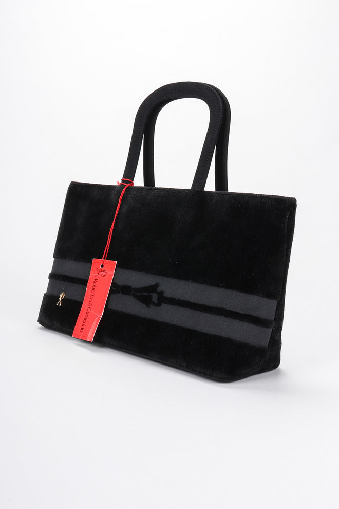 Recess Los Angeles Vintage Roberta Di Camerino Mini Velvet Tote Bag